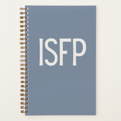 ISFP Personalized Blue Journal Notebook