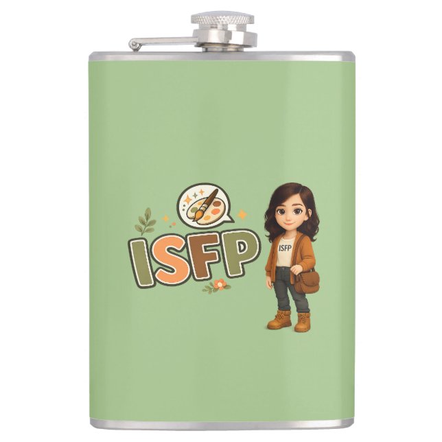 ISFP — The Free Artist Flask (Front)