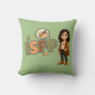 ISFP — The Free Artist Throw Pillow