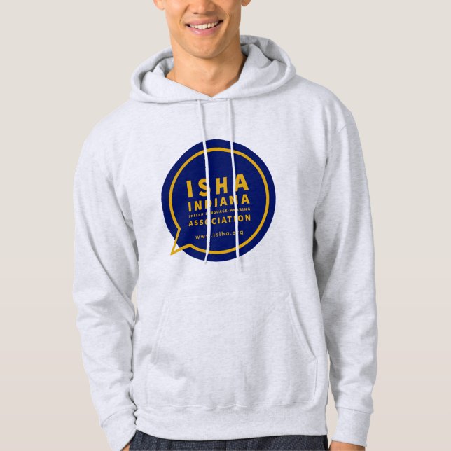 ISHA Men's Hoodie (Front)