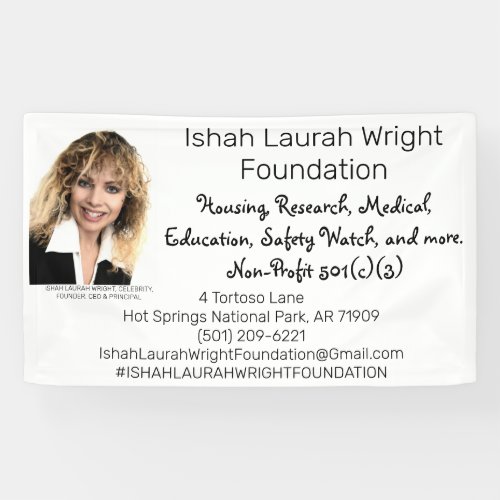 Ishah Laurah Wright Foundation Banner