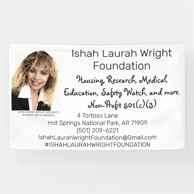 Ishah Laurah Wright Foundation Banner (Horizontal)