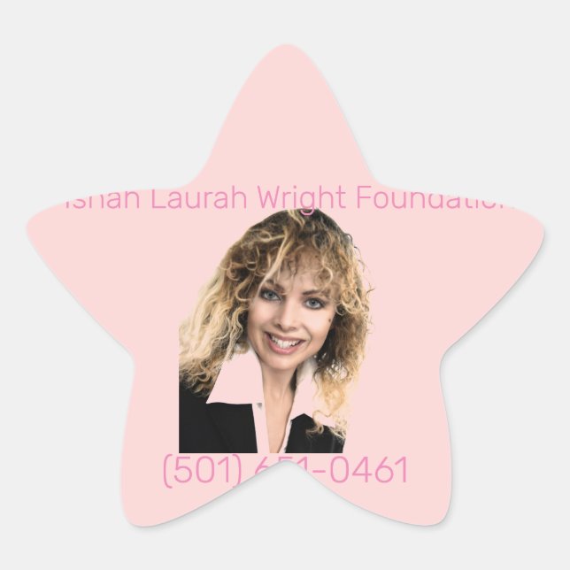ishah laurah wright foundation star sticker (Front)