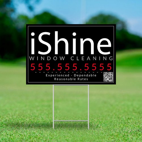 iShine Window Cleaning Power Wash House Cleaning Sign