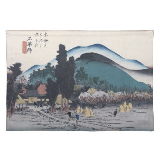 Ishiyakushi by Hiroshige Japanese Ukiyo-e Cloth Placemat