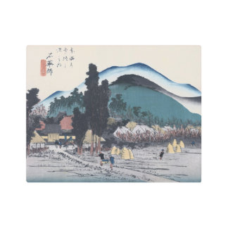 Ishiyakushi by Hiroshige Japanese Ukiyo-e Metal Print