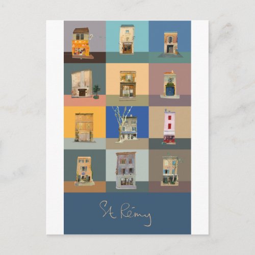 ISHOPS OF ST REMY DE PROVENCE POSTCARD