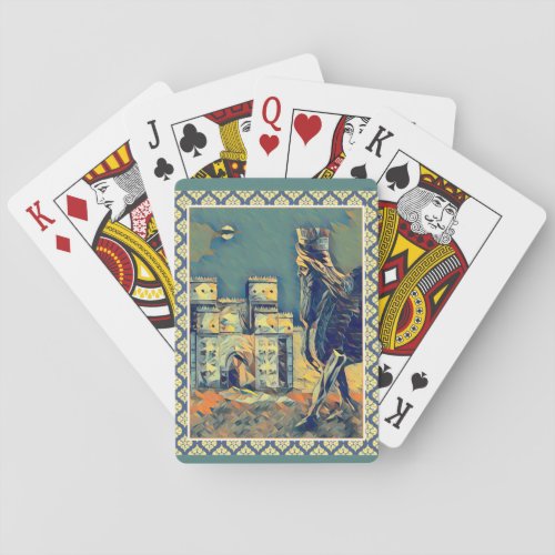 Ishtar Gate Lamassu Classic Playing Cards