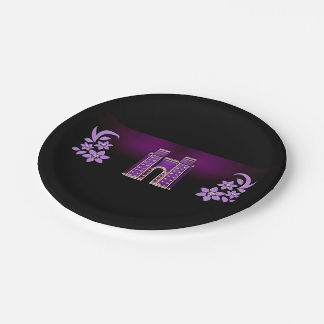 Ishtar Gate Paper Plates (Angled)