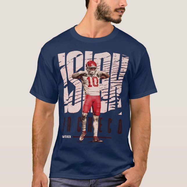 Isiah Pacheco Kansas City Pose T-Shirt (Front)
