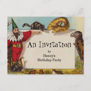 Isidore the Elf & his Animals Postcard