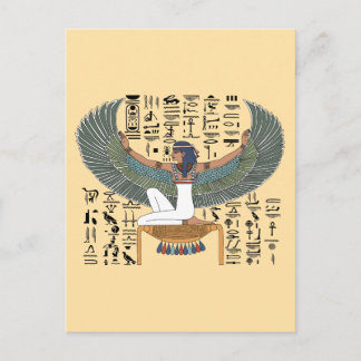   Isis God - Ancient Egyptian History  Postcard
