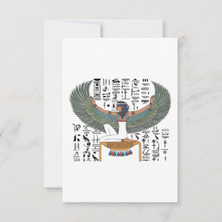   Isis God - Ancient Egyptian History  Thank You Card