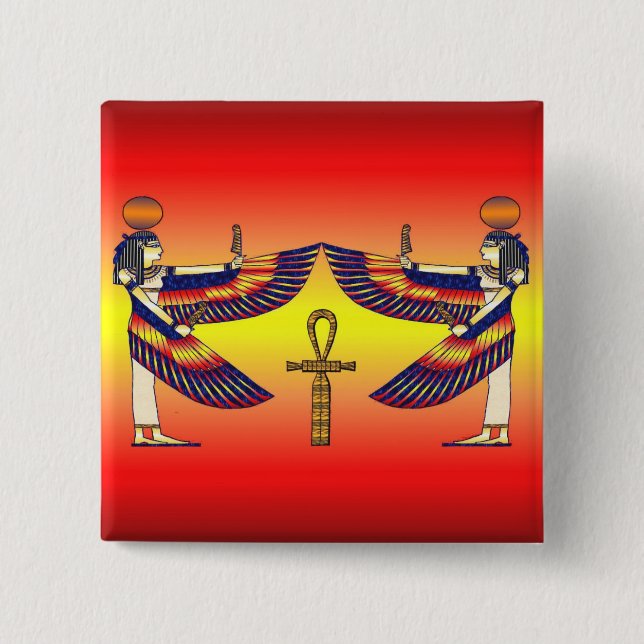 Isis Mirror Button (Front)