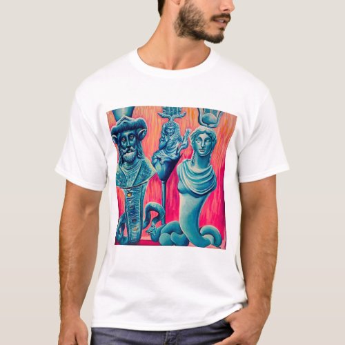 Isis Serapis Harpocrates t_shirt by Nefertara 