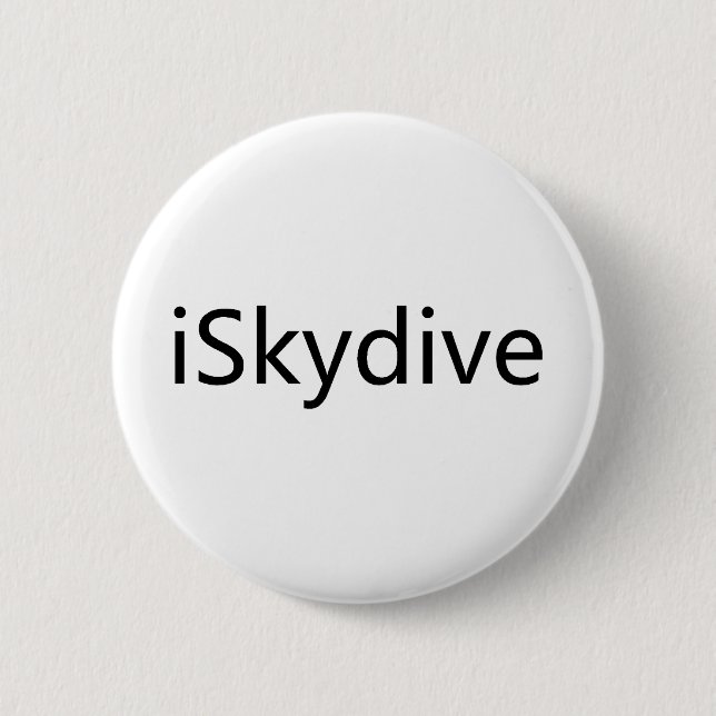 iSkydive Pinback Button (Front)