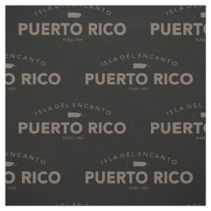 Isla del Encanto, Puerto Rico Fabric