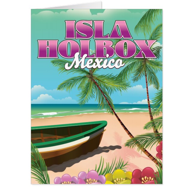 Isla Holbox Mexico Card (Front)