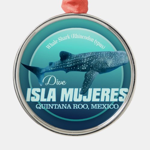 Isla Mujeres DD2 Metal Ornament