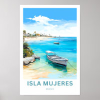 Isla Mujeres Mexico Travel Print