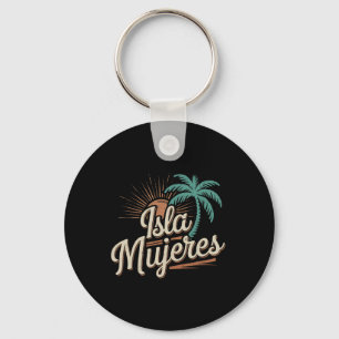 Isla Mujeres Mexico Vacation Souvenirs Family Vaca Keychain