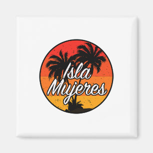 Isla Mujeres Vacation Travel Souvenir Gift Magnet