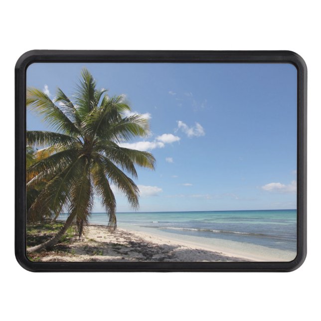 Isla Saona Caribbean Paradise Beach Hitch Cover (Front)