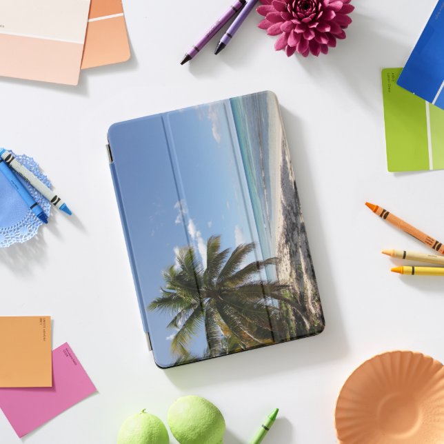 Isla Saona Caribbean Paradise Beach iPad Pro Cover (Desk)