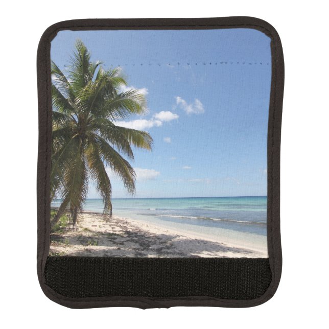 Isla Saona Caribbean Paradise Beach Luggage Handle Wrap (Front)