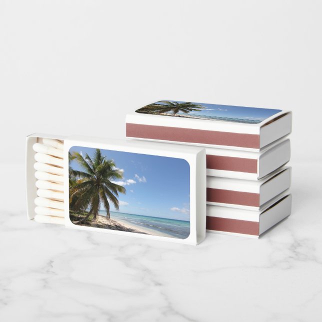 Isla Saona Caribbean Paradise Beach Matchboxes (Stacked)