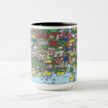Isla Vista Map Coffee Mug