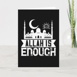 Islam - Allah Is Enough Card