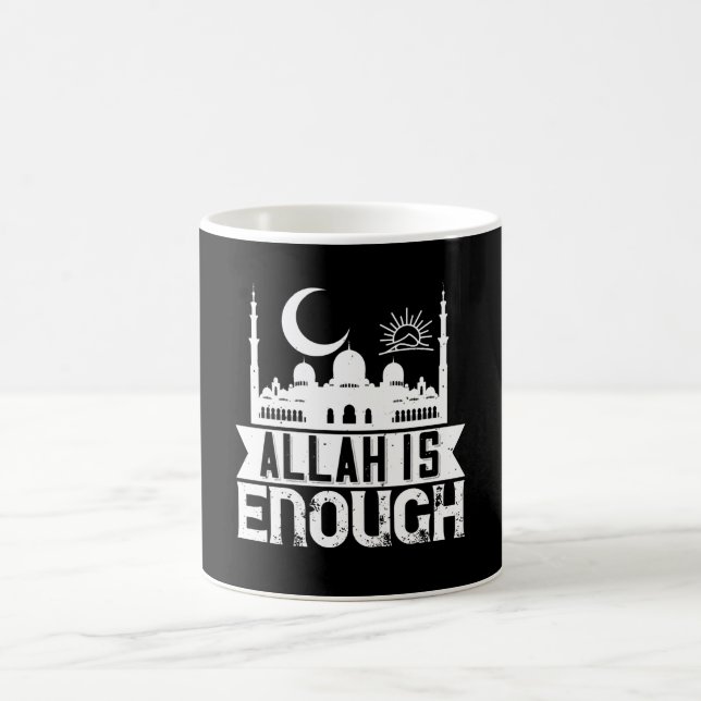 Islam - Allah Is Enough Coffee Mug (Center)