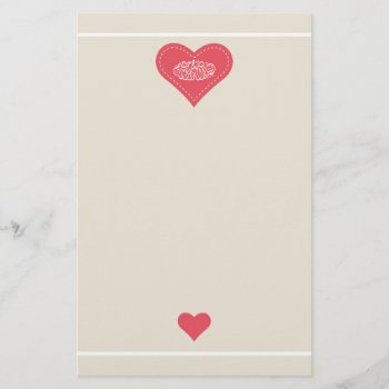 Islam Bismillah Calligraphy Heart Love Stationery by myislamicgifts at Zazzle