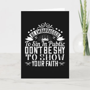 Islam - Don't Be Shy To Show Your Faith Card
