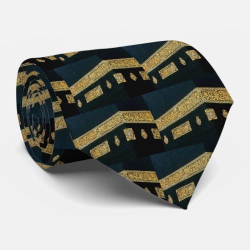 Islam Islamic Hajj Eid al Fitr Adha Mubarak Arabic Neck Tie