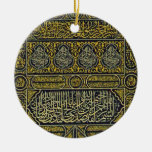 Islam Islamic Muslim Arabic Calligraphy Hajj Kaaba Ceramic Ornament at Zazzle