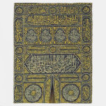 Islam Islamic Muslim Arabic Calligraphy Hajj Kaaba Fleece Blanket