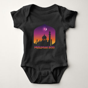 Islam Muslimah Boss Religious Arabic Muslim Baby Bodysuit