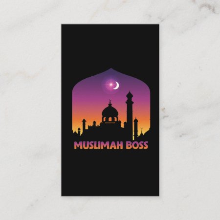 Islam Muslimah Boss Religious Arabic Muslim Business Card