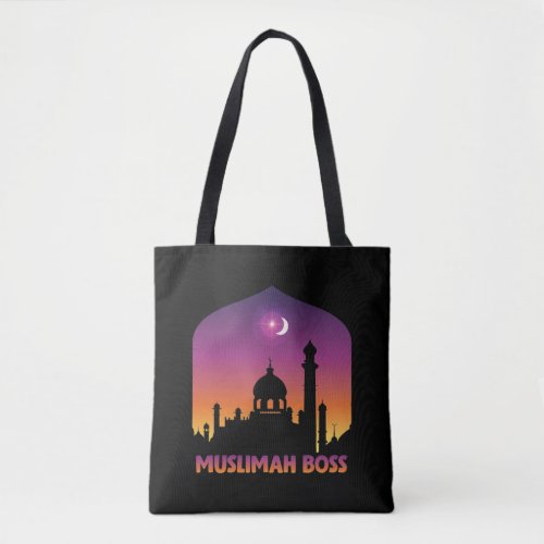 Islam Muslimah Boss Religious Arabic Muslim Tote Bag