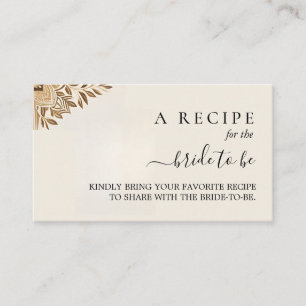 Islam Nikah Arabic Walima Muslim Bridal Shower Enclosure Card