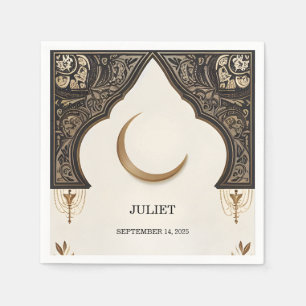 Islam Nikah Arabic Walima Muslim Bridal Shower Napkins