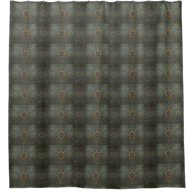 Islam Pattern Shower Curtain (Front)