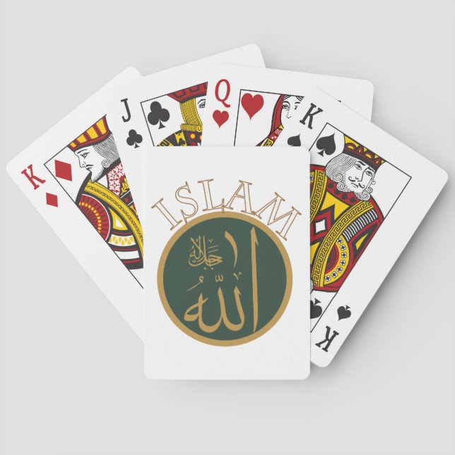 Islam Poker Cards (Back)
