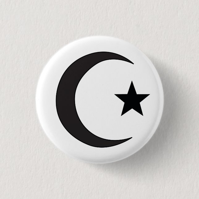 Islam Religious Symbol Pinback Button (Front)