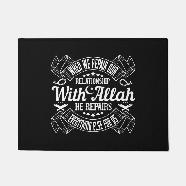 Islam - Repair Your Relationship With Allah Doormat (Front)