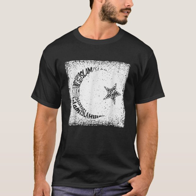 Islam Star Crescent Muslim Allah Religion Prayer M T-Shirt (Front)