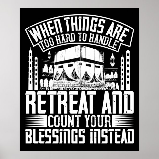 Islam - When Things Are Too Hard Too Handle Poster (Front)