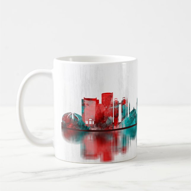 Islamabad Pakistan Skyline Coffee Mug (Left)